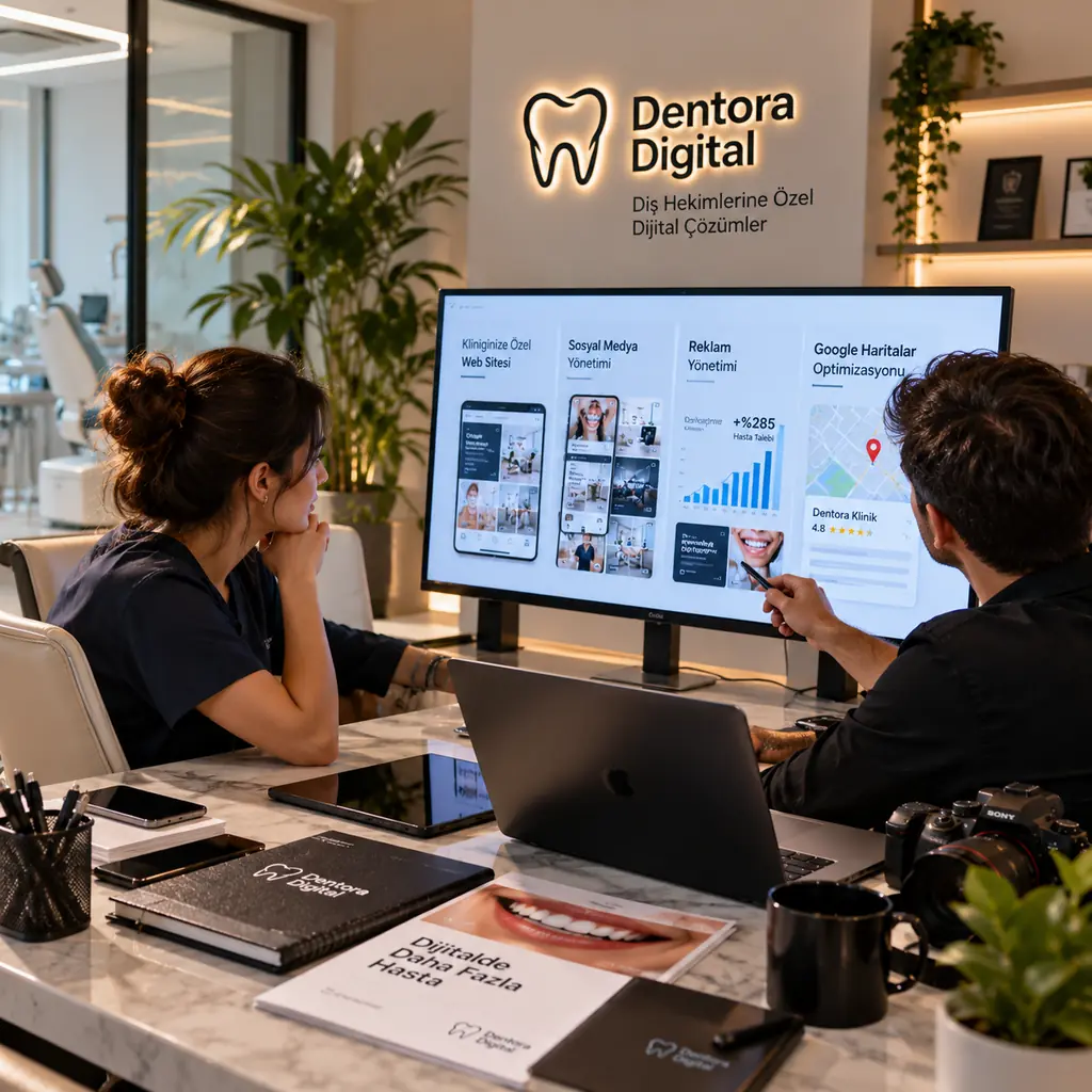 Dentora Digital ekibi strateji toplantısında